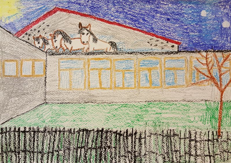 Miliina märkas Tondi Maneezi majal hobuste pilti
Tallinna Tondi Põhikool

