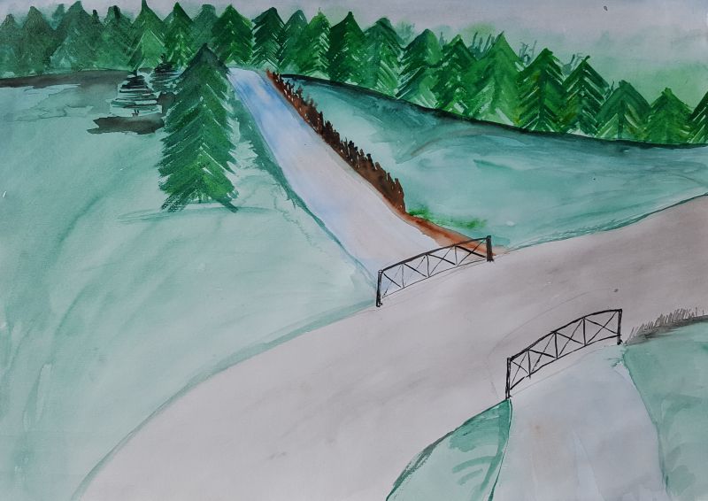 Liis märkas ilusat silda ja oja Viljandis
Lahmuse Kool
